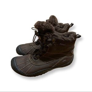 JBU by Jambu Pullman Brown Vegan Faux Fur Cold Weather Boots